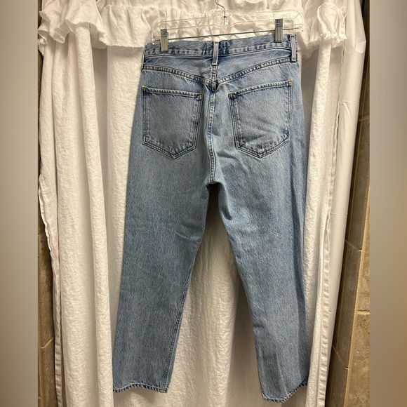 Agolde high rise riley slim straight jeans size 28 - Picture 4 of 6